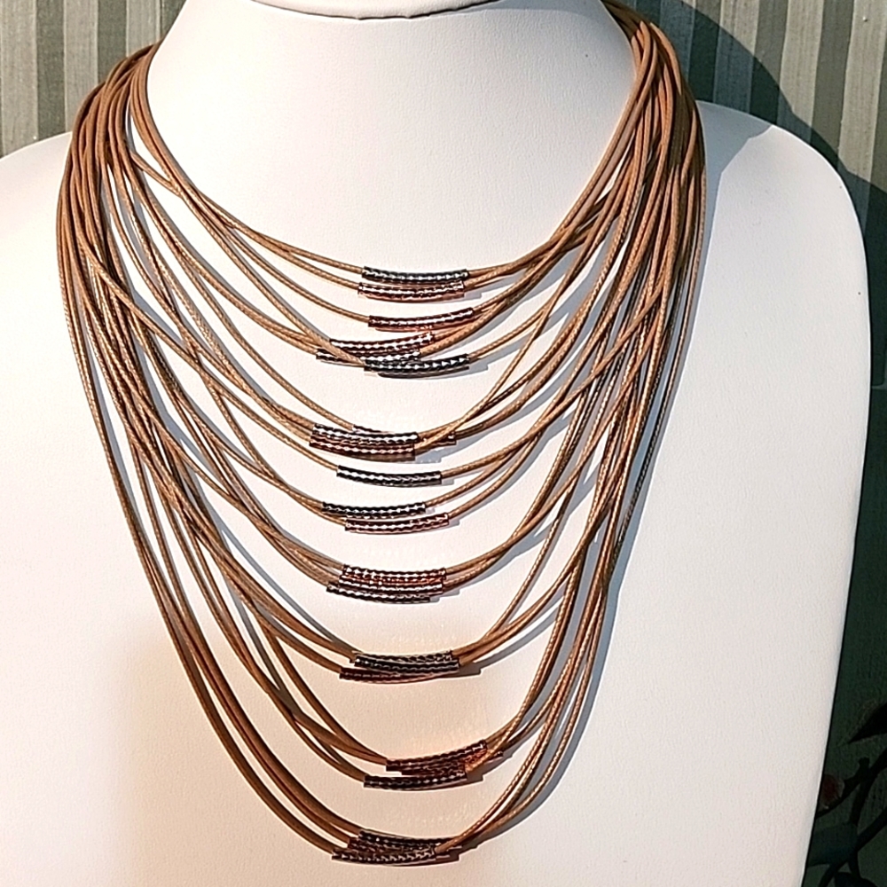 Women's Multi-strand Cord Necklace